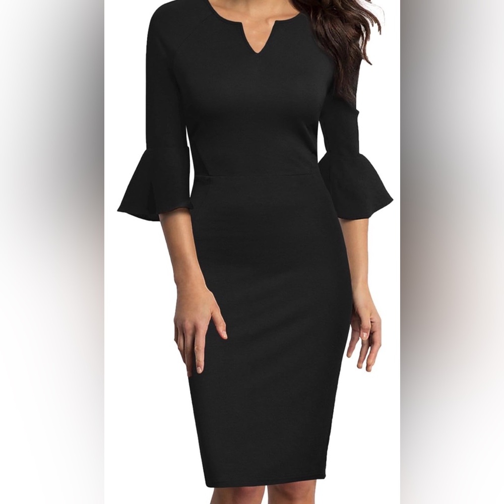 Elegant Black Women's Dress